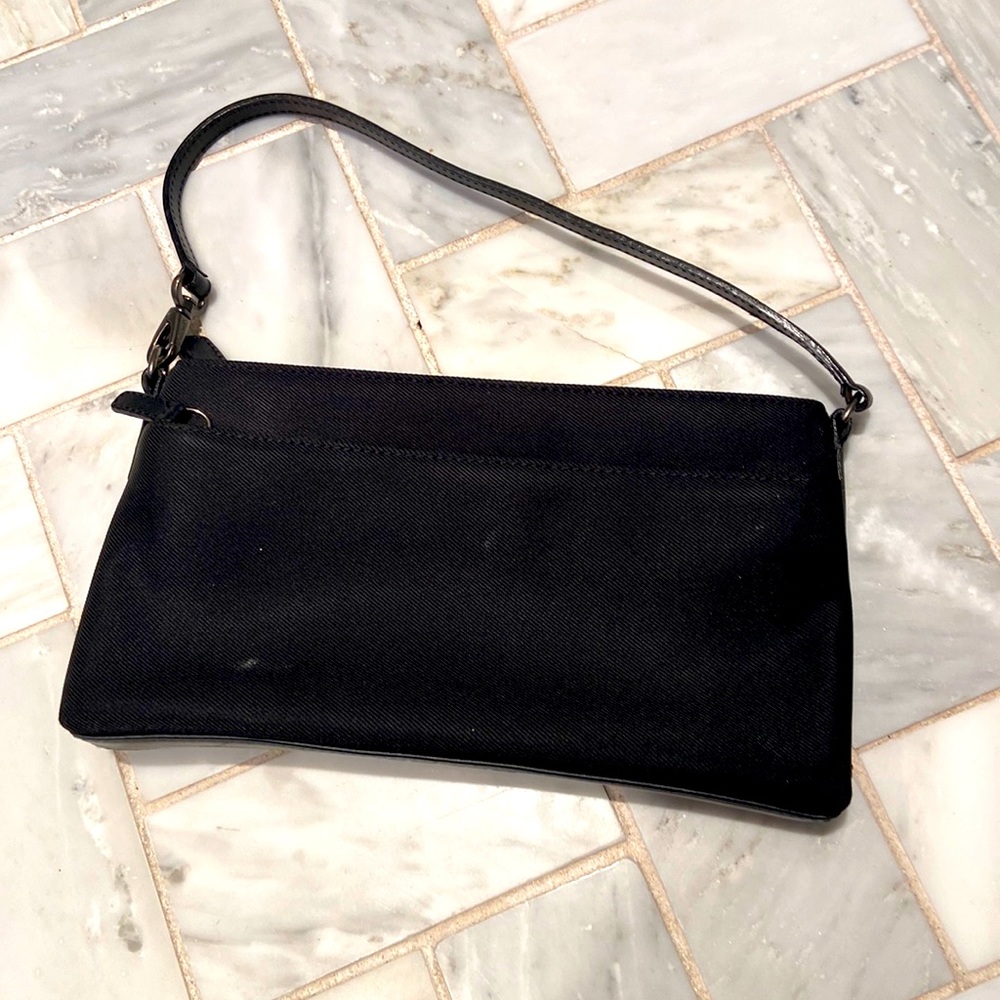 Coach black ballistic nylon coach purse